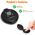 thumbnail image 4 of Fingerprint Ink Pad No-Wash Quick-Drying Portable Quick-Drying Ink Pad - Black, 4 of 7