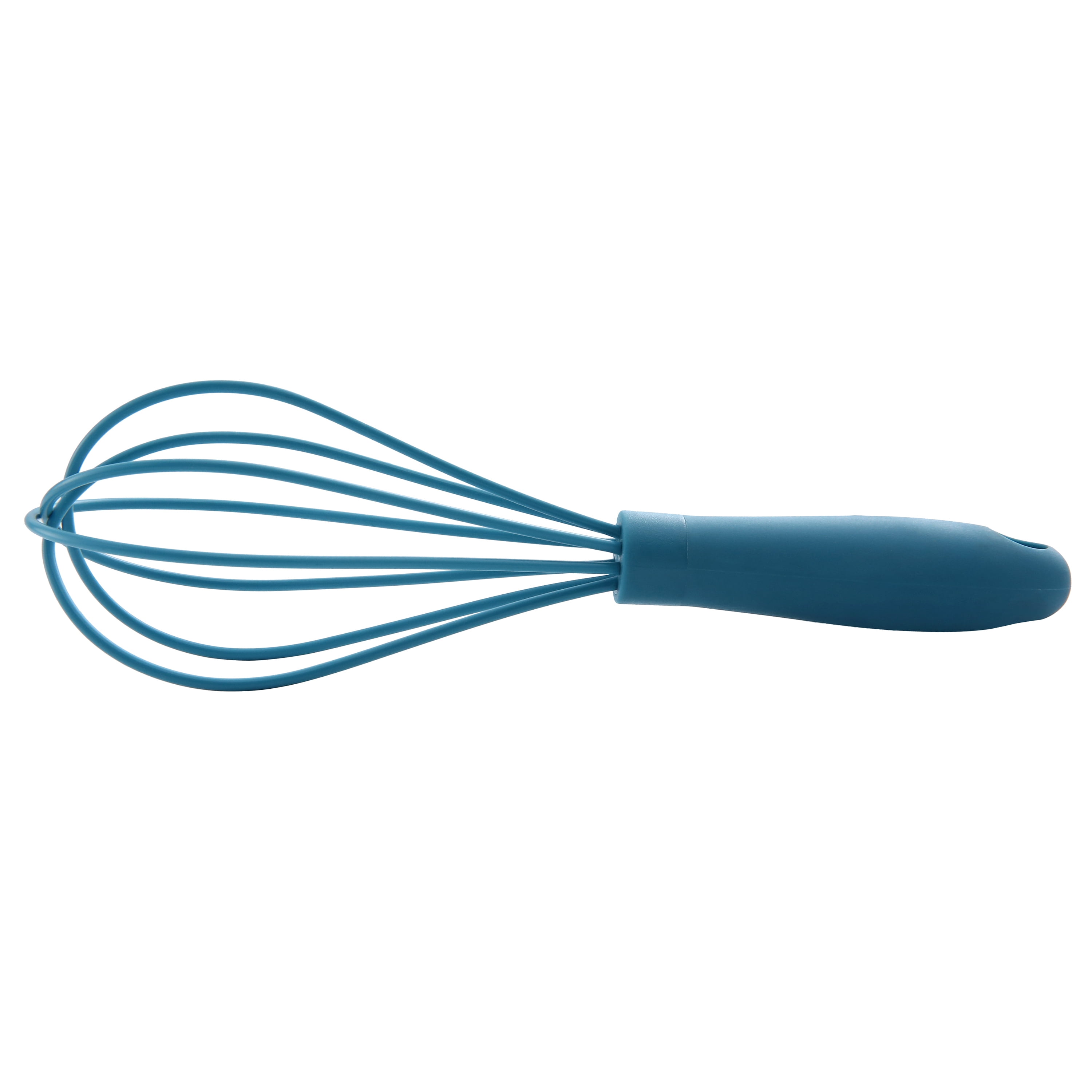 Mainstays Silicone Mini Whisk, Navy, Grey, or Teal, 6.5in
