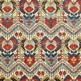 thumbnail image 1 of Ahgly Company Tapis d'Intérieur Carrés Abstraits Rouge Brun, Tapis de Zone Abstraits, 3 Pieds Carré, 1 of 6