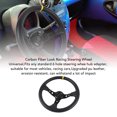 thumbnail image 3 of 14-inch Universal Racing Steering Wheel, PVC Aluminum Racing Steering Wheel Drifting Steering Wheel, Sports Steering Wheel for 6-hole Hub Adapter, 3 of 7