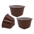 thumbnail image 3 of Luzkey 3 Pcs Refillable Coffee Filter For Gusto Piccolo - Red, 54x35mm , Brown, 54x35mm, 3 of 8