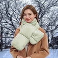 thumbnail image 3 of USB Heated Neck Warmer Scarf Silk Fabric Fast Heating Adjustable Temperature for Winter Outdoor Cold Weather Wear, 3 of 5