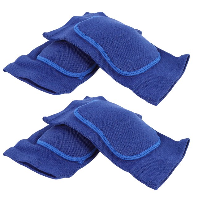 Genouillères de Volleyball Absorption des Chocs en Mousse Éponge Protectrice avec Design Élastique pour Basketball Course Randonnée