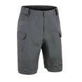 thumbnail image 1 of Shorts Tactiques pour Hommes Imperméables Randonnée Pêche Respirants Séchage Rapide Shorts Cargo Courts Réguliers (Sans Ceinture), 1 of 3