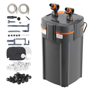 VEVOR Filtre à aquarium 264GPH, 3-Stage Filtre de boîte 75 Gallon, filtre d'aquarium interne ultra-Quiet avec UV Protection, filtre d'alimentation submersible avec plusieurs fonctions pour les réservoirs de poisson, 11W