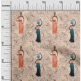 thumbnail image 2 of oneOone Polyester Spandex Peach Fabric African Sewing Craft Projects Fabric Prints by Yard 56 Inch Wide, 2 of 4
