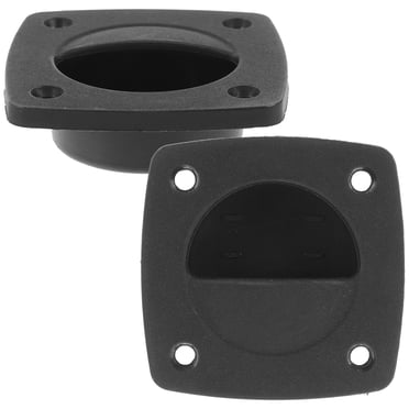 Shisuyan 2pcs Boat Hatch Latch Plastic Boat Hatch Handle Pull Handle Square Flush Pull Handles