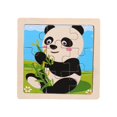 thumbnail image 1 of lionlar Toddler Children Learning Educational Puzzles Toy Panda, 1 of 2