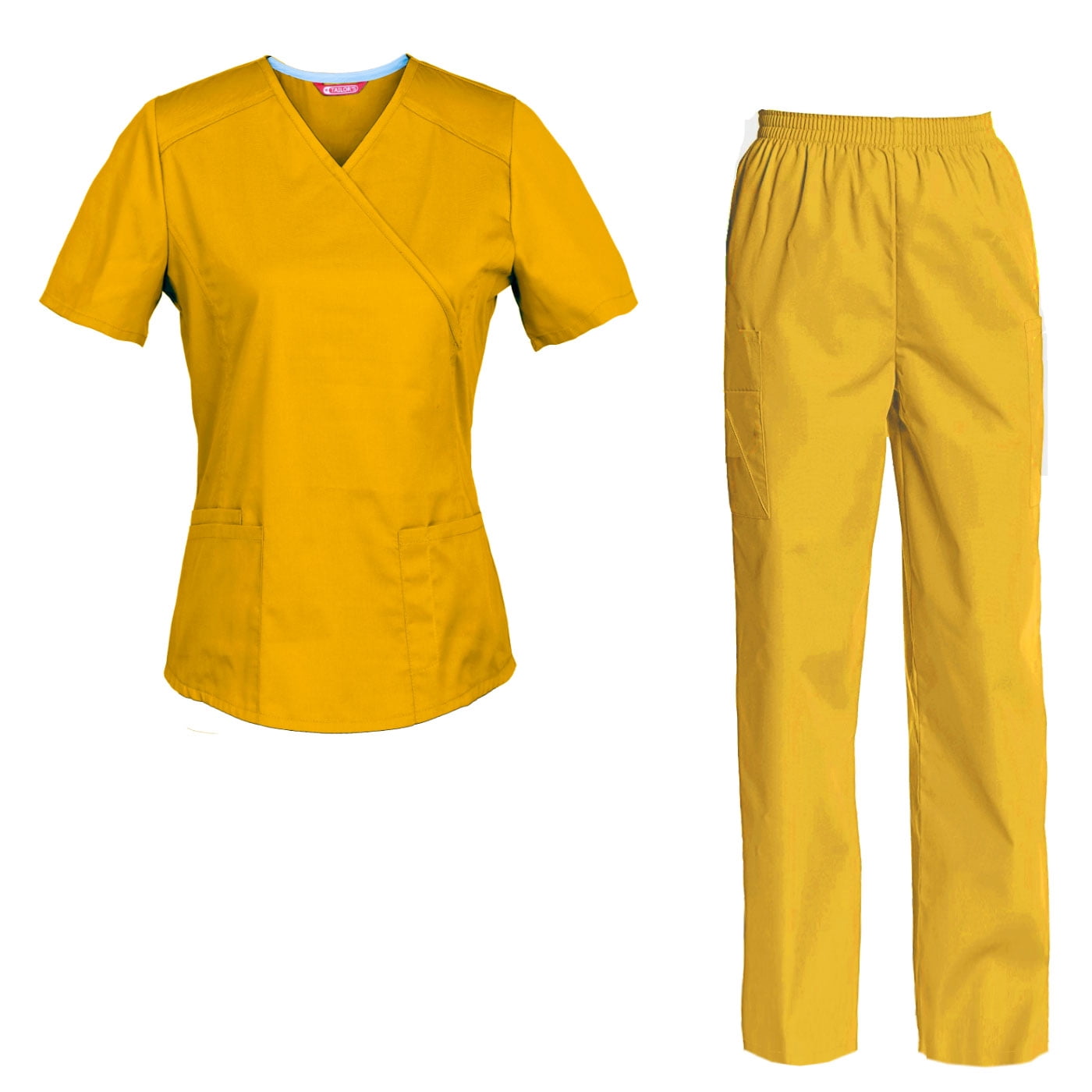 Ensemble de Sarraus pour Femmes Haut de Sarrau et Pantalon Ensemble de Sarraus