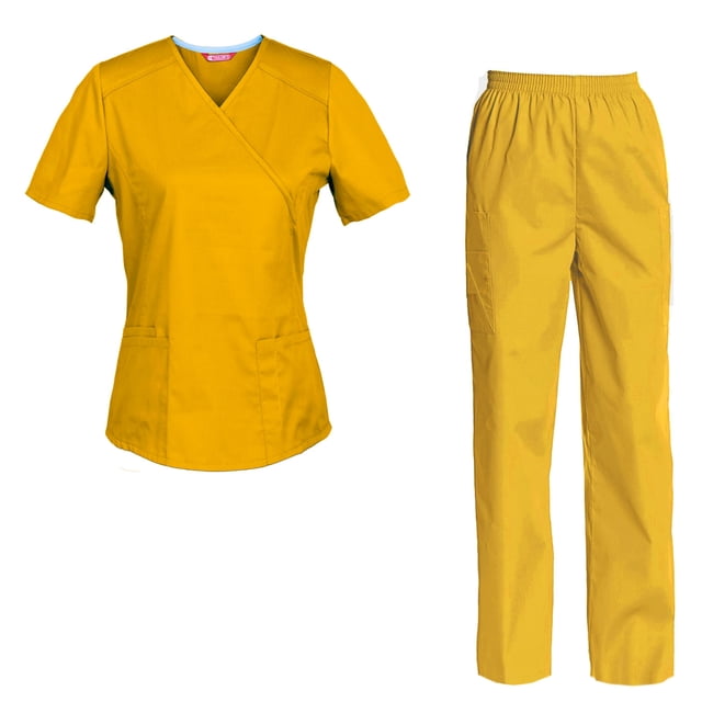 Ensemble de Sarraus pour Femmes Haut de Sarrau et Pantalon Ensemble de Sarraus