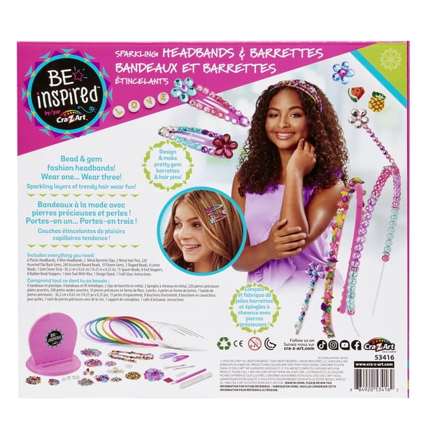 Cra-Z-Art Be Inspired Sparkling Headbands & Barrettes, Hair