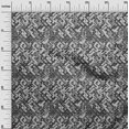 thumbnail image 3 of oneOone Cotton Silk Gray Fabric Abstract Sewing Craft Projects Fabric Prints By Yard 42 Inch Wide, 3 of 4
