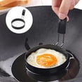 thumbnail image 2 of Japceit Egg Rings for Frying Eggs Egg Rings for Egg Mcmuffins 3.5In Rings with Handle Stainless Steel Cooking Rings Nonstick for Frying Eggs and Mcmuffins for Breakfast Stainless Steel Frying Pan, 2 of 9