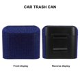 thumbnail image 4 of SNNROO Bling Rhinestone Car Trash Garbage Can Waste Bin Container with Lid Car Interior Accessories for Automotive Vehicle Office Home Blue, 4 of 6