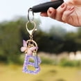 thumbnail image 3 of UsTZtai Fashion 26-Letter Key Chain Pendant, Butterfly Tassel Keychain with Letter, Multi-functional Key Ring, 3 of 5