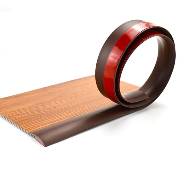 Floor Transition Strip Self Adhesive Flat Laminate Floor Cover Strip 2M Self-adhesive Function Seamless Transition Hardware