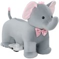 thumbnail image 1 of Qaba 6V Kids Ride on Toy Elephant, Battery Powered Ride on Horse with Music, 1 of 10