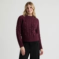 thumbnail image 1 of Pull Torsadé avec Détails de Perles de Mexx pour Femmes, 1 of 5