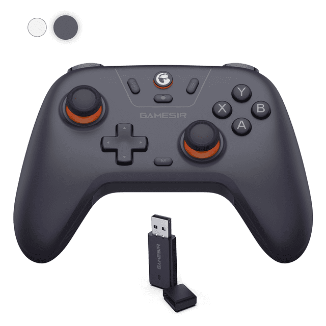 GameSir Nova Lite USB Sans Fil Joystick Manette de Jeu, Compatible PC, Effet Hall Anti-Dérive, Intensité de Vibration