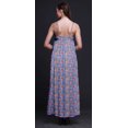 thumbnail image 3 of Bimba Robe Longue Maxi Imprimée à Bretelles Spaghetti Ajustables en Rayonne Florale pour Femmes Bohème-Moyenne, 3 of 4