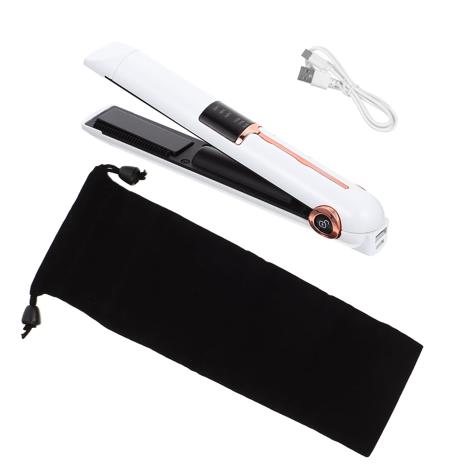 Plastic Hair Straightener Curler Hair Straightening Curling Iron For Women