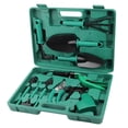 thumbnail image 1 of TFixol Ergonomic 10-Piece Garden Tool Set with Anti-Slip Handles, Rust-Proof Shovels & Rakes, Portable Case for Easy Storage, Ideal Gift for Gardening Enthusiasts, 1 of 6