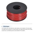 thumbnail image 3 of Uxcell Fil de Raccordement 22AWG 30m/100 Pieds Rouge, Fil Électrique UL1007 Bobine, 3 of 6
