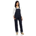 thumbnail image 4 of Dickies Salopette à Bavette à Jambe Droite Coupe Décontractée pour Femmes, TP, Indigo Foncé Noir, 4 of 8