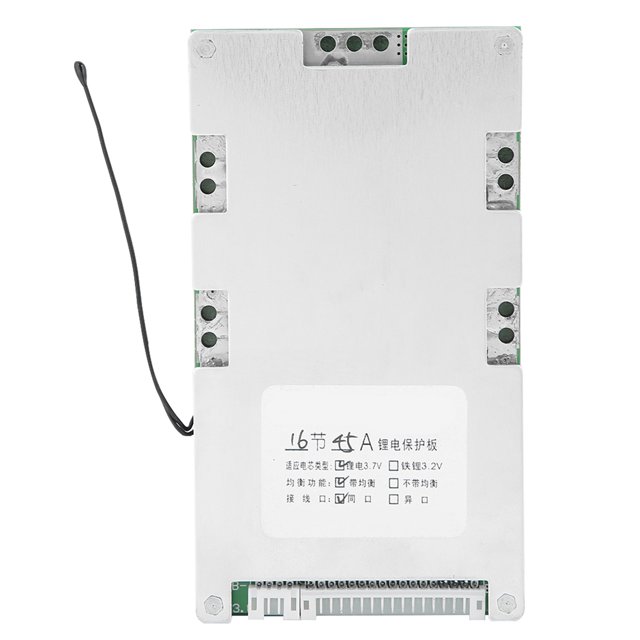 Carte de Protection de Charge de Batterie Lithium 16S 45A BMS PCB avec Charge d'Équilibre