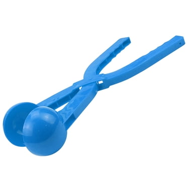 Agiferg Moule à Boules de Neige Bonhomme de Neige Forme Sphérique Pince Moule à Boules de Neige Outil en Plastique pour Fabriquer des Boules de Neige Pince à Balles de Sable Jouets de Neige pour Enfants et Adultes