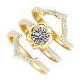 thumbnail image 1 of Jusqu'à 65 % de Réduction sur Bague Femme en Alliage Incrustée de Strass Bague Populaire Exquise Bagues de Mode Bijoux Collier Bagues Boucles d'Oreilles Bijoux en Liquidation, 1 of 2