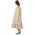 thumbnail image 2 of Bimba Robe de Nuit Mi-Mollet en Coton Sans Manches pour Allaitement, 2 of 9