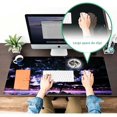thumbnail image 5 of Large Mouse Pad 31.4 x 15.7inches 3mm XXL Extended Gaming Mouse Pad Mat with Non-Slip Base Stitched Mousepad for Computer,Office,Keyboard and Laptop-Purple Night，Waterproof Desk Mat, 5 of 5