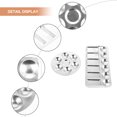 thumbnail image 4 of Color Mixing Plates Silver for Child in Painting Activities 2Pcs 9.1x4.3in, 4 of 8