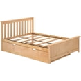 thumbnail image 4 of BEDSMART Lit Double en Bois Massif avec Tiroir-Lit / Naturel, 4 of 7