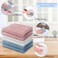 thumbnail image 4 of Matoen12 Quick Drying Rags Weave Cleaning Cloths Hand Towels, Microfiber Household Absorbent Kitchen Cloths, 11.8"x27.6", Blue, 4 of 5