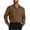 Coffee, variant on Ohufall Mens Dress Shirts Elegant Long Sleeve Work Wear Business Casual Top Shirts Formal Turn Down Collar Button Big and Tall Men's Dress Shirts
