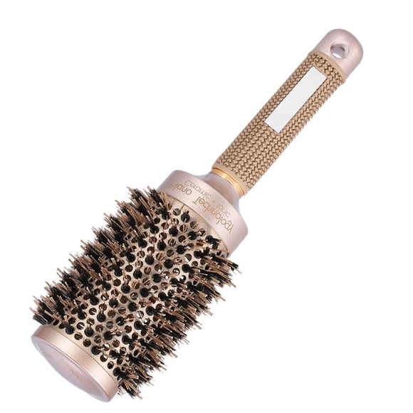 FAGINEY 4 Sizes Healthy Salon Hairdressing Curling Hair Style Brushes Ceramic Iron Round Comb, Barber Round Brushes, Hairdressing Round Comb
