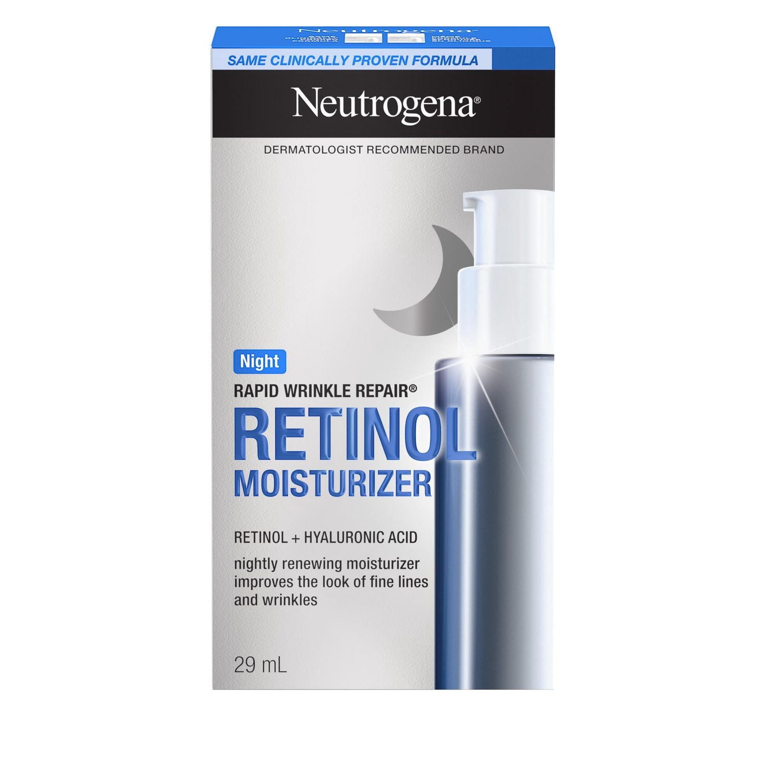 Neutrogena Anti Aging Retinol Night Cream, Rapid Wrinkle Repair