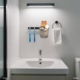 thumbnail image 3 of Rack Storage Adorable Bear Hug Toothbrush Holder Wall Organizer with Shelf for Toothpaste and Drying Rack No Drill Bathroom Convenience, 3 of 4