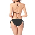 thumbnail image 4 of ylioge Womens Swimsuits Bikini Sets Two-Piece Solid Thongs Bathing Suits, 4 of 6