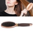 thumbnail image 2 of Peigne de Coiffure Massage Brosse à Cheveux Peigne Brosse à Cheveux Antidérapante en Caoutchouc Poignée de Coiffure Modèle de Massage Brosse à Cheveux Peigne Or, 2 of 8