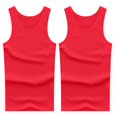thumbnail image 1 of Ketyyh-chn99 Débardeurs pour Hommes sous-Vêtement Débardeur T-Shirt Sans Manches Col Rond Haut de Fête Rouge,2TG, 1 of 4