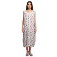 thumbnail image 1 of Moomaya Robe de Nuit d'Allaitement à Col Rond Imprimée pour Femmes en Coton, 1 of 5