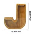 thumbnail image 3 of Boîte de Rangement en Bois pour Lettres Anglaises, Verre Transparent, 3 of 6