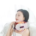 thumbnail image 2 of Neck Pillows for Travel Neck Massage Pillow with 3 Vibrating Modes for Neck, Back and Leg Support, Travel Neck Pillow with Heat Ushaped Foam Pillow for Home Office Airplane Cervical Neck Pillow, 2 of 9
