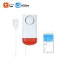 thumbnail image 2 of Wifi Smart Water Leakage Sensor Standalone Water Leaks Intrusion Detector Alert Water Level Overflow Alarm Tuya Smart/Smart Life App Remote Control For Home House, 2 of 6