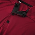 thumbnail image 5 of JDQJBZ Mens Summer Color Contrast Short Sleeve Shirt Breathable Quick Dry Business Casual, 5 of 5