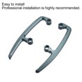 thumbnail image 3 of Unique Bargains 1 Set Motorcycle Passenger Grab Bar Rear Seat Rail Handle for Kawasaki Z650 2017-2022 Titanium Tone, 3 of 6