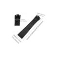thumbnail image 3 of Unique Bargains Paires de Gants à Doigts Complets Extensibles pour Femmes, Longueur Opéra, 3 of 5
